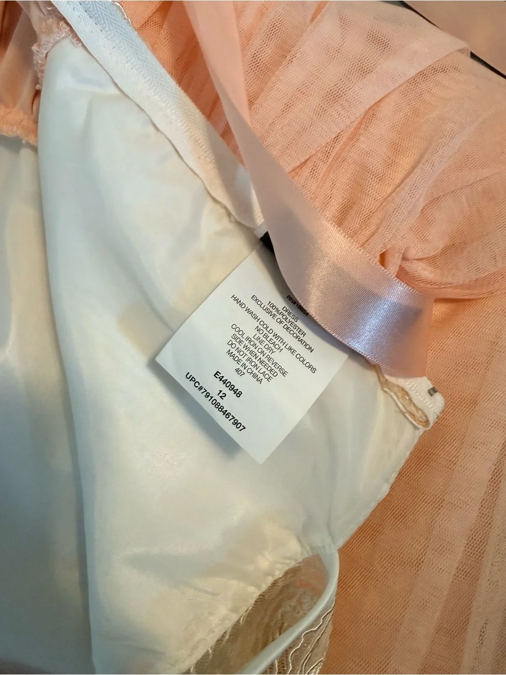 Rare Editions delicate peach
